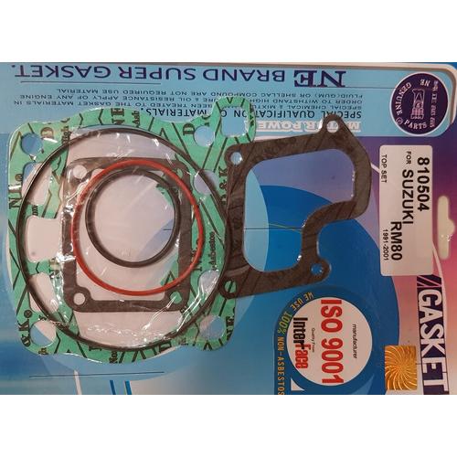 For Suzuki RM80 1991-2001 Top End Gasket Rebuild Kit 