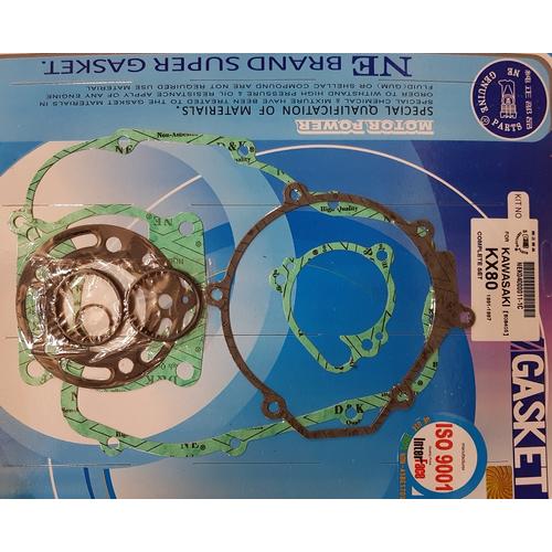 Kawasaki KX80 1991-1997 Complete Gasket Rebuild Kit 