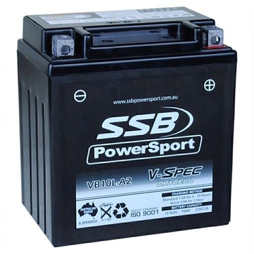 Kawasaki Klt250 1982-1985 SSB AGM 12V Battery High Performance