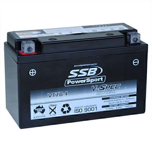 Ducati 1299 SUPERLEGGERA 2017-2018 SSB V-Spec High Performance AGM Battery VT7B-4