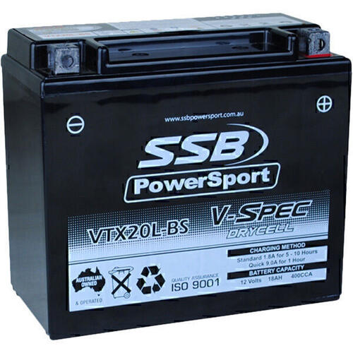 Indian Chieftain Limited 2017-2018 SSB AGM 12V Battery High Performance