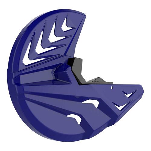 Yamaha YZ250X 2016-2024 Polisport Disc & Fork Protector Blue Plastic