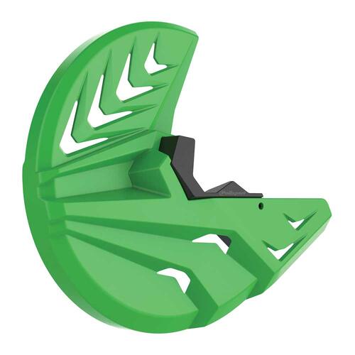 Kawasaki KX250F 2013-2020 Polisport Disc & Fork Protector Green