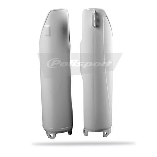 Honda CR250R 1995-2003 Polisport Fork Protectors White Plastic