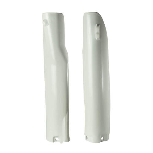 Yamaha WR250F 2016-2019 Polisport Fork Protectors White Plastic