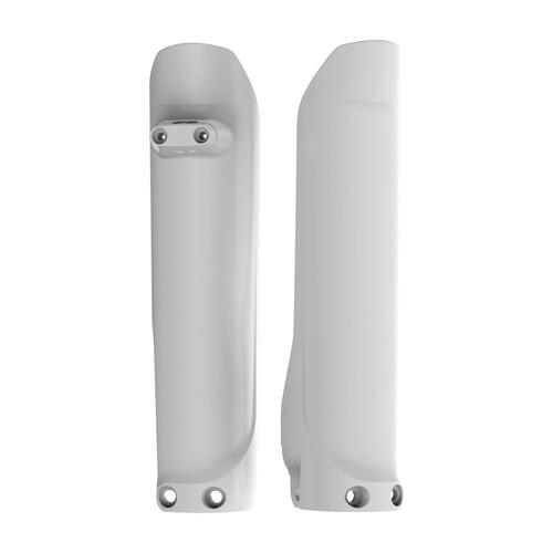 Husqvarna FX450 2017-2025 Polisport Fork Protectors White Plastic