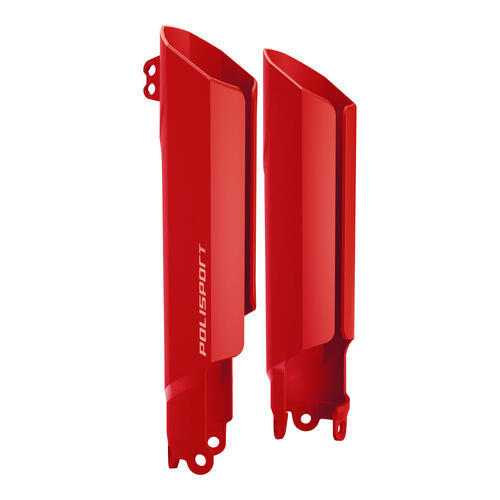 Honda CRF250R 2019-2025 Polisport Full Wrap Fork Covers Guards Red