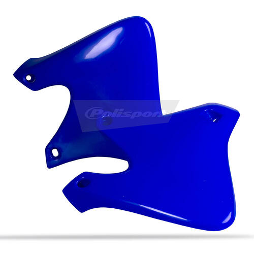 Yamaha YZ426F 2001-2002 Polisport Radiator Shrouds Pair Blue