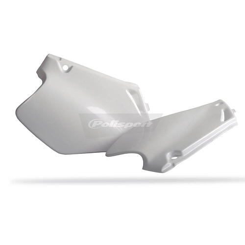 Honda CR250R 1995-1996 Polisport Sidecovers Pair Panels White