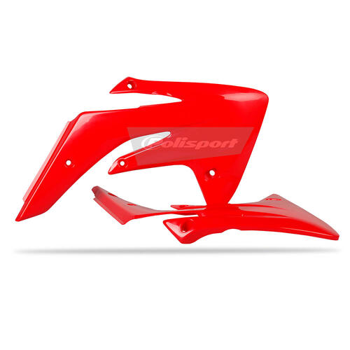 Honda CRF150R 2007-2023 Polisport Radiator Shrouds Pair Black