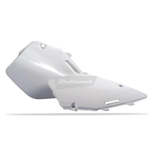 Suzuki RM250 1996-2000 Polisport Sidecovers Pair Panels White