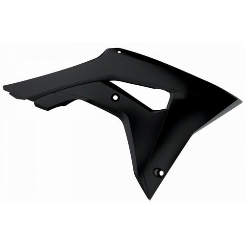 Honda CRF450R 2017-2020 Polisport Radiator Shrouds Pair Black