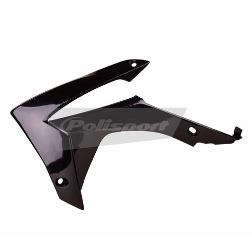 Honda CRF250R 2014-2017 Polisport Radiator Shrouds Pair Black
