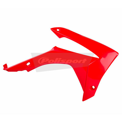 Honda CRF250R 2014-2017 Polisport Radiator Shrouds Pair Red