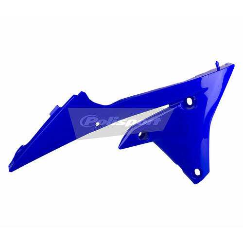 Yamaha YZ250F 2014-2018 Polisport Radiator Shrouds Pair Blue