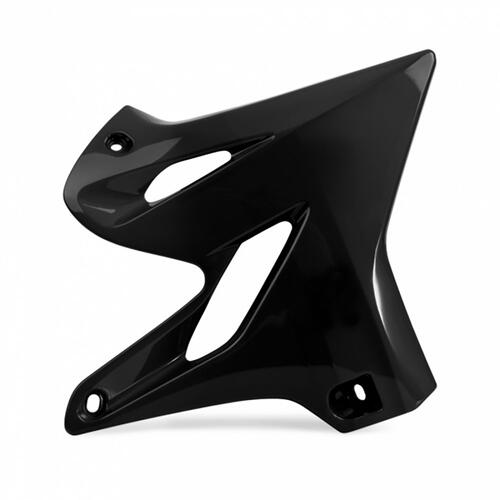Yamaha YZ125 2015-2021 Polisport Radiator Shrouds Pair Black