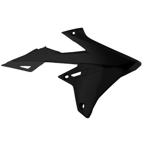Suzuki RM-Z450 2018-2023 Polisport Radiator Shrouds Pair Black