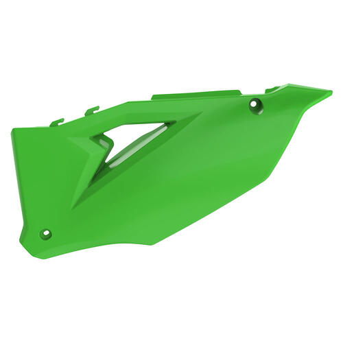 Kawasaki KX250F 2021-2023 Polisport Sidecovers Pair Panels Green