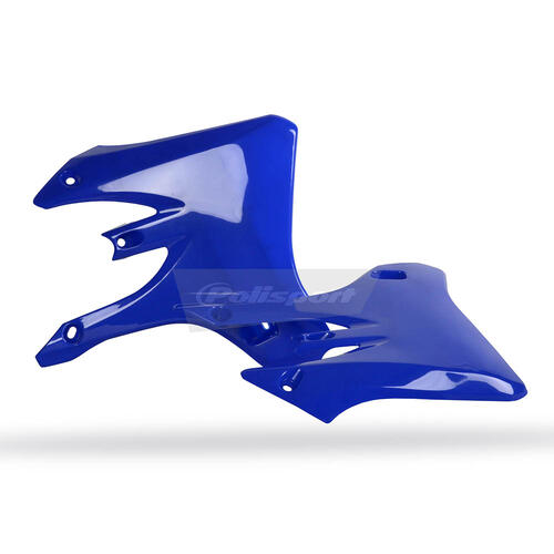 Yamaha YZ250F 2003-2005 Polisport Radiator Shrouds Pair Blue