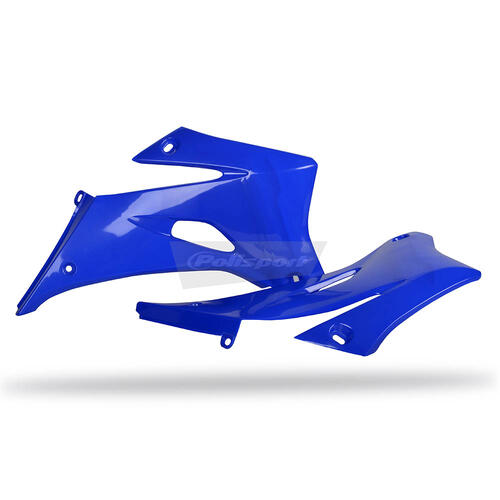 Yamaha WR250F 2007-2014 Polisport Radiator Shrouds Pair Blue