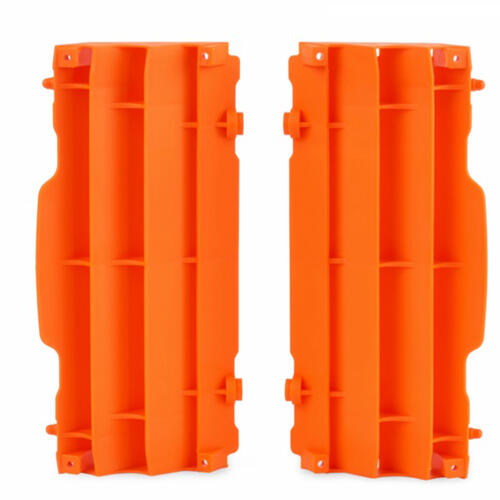 KTM 400 EXC 2009-2011 Polisport Radiator Louvres Fins Pair Grilles Orange