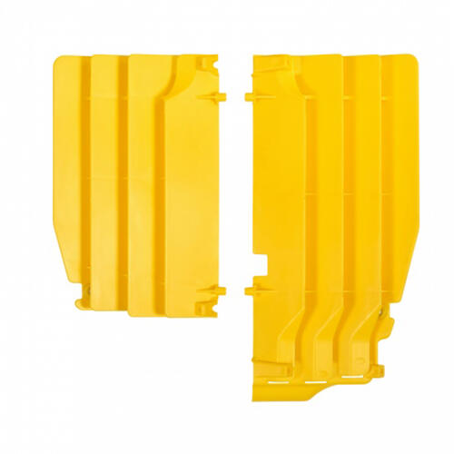 Suzuki RM-Z250 2010-2018 Polisport Radiator Louvres Fins Pair Yellow