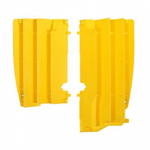Suzuki RM-Z450 2008-2017 Polisport Radiator Louvres Fins Pair Yellow