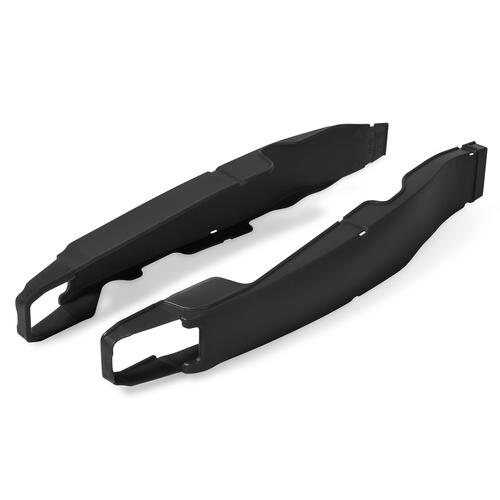 Yamaha WR450F 2016-2018 Polisport Swingarm Protectors Pair Black Plastic