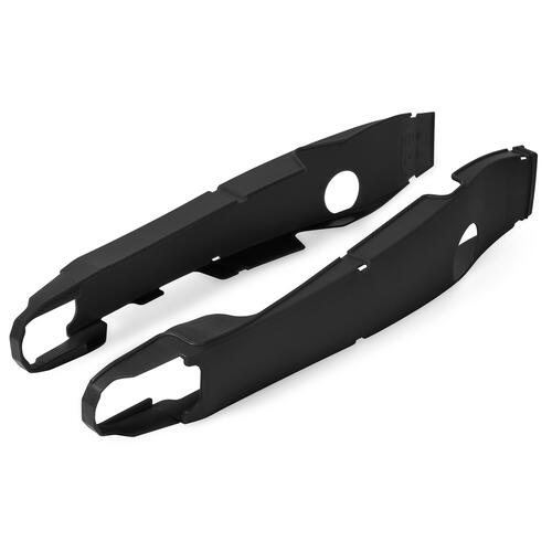 Yamaha WR250F 2011-2014 Polisport Swingarm Protectors Pair Black Plastic