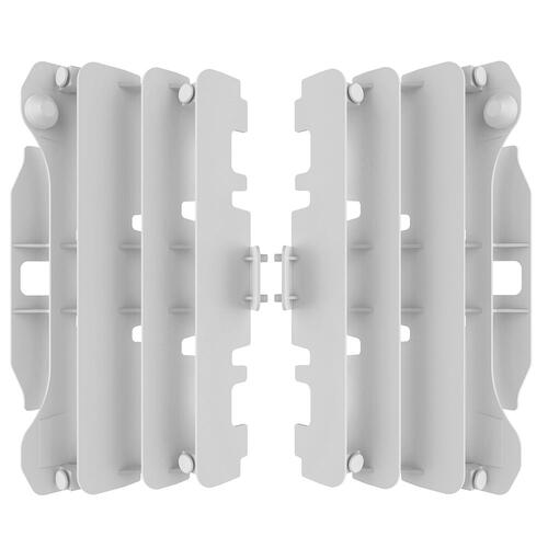 Yamaha YZ250F 2007-2009 Polisport Radiator Louvres Fins Pair White