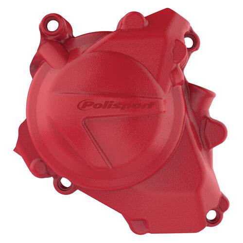 Honda CRF450R 2017-2025 Polisport Ignition Cover Protector Red