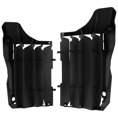 Honda CRF250R 2018-2019 Polisport Radiator Louvres Fins Pair Black