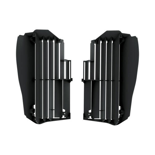 Yamaha WR250F 2020-2025 Polisport Radiator Louvres Fins Pair Black