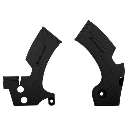 Kawasaki KX450F 2009-2018 Polisport Frame Guards Protectors Black