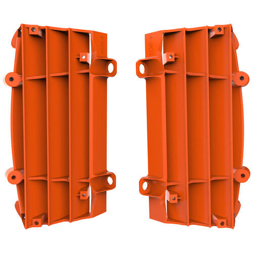 Gas-Gas EX 250 2024 Polisport Radiator Louvres Fins Pair Grilles Orange Plastic