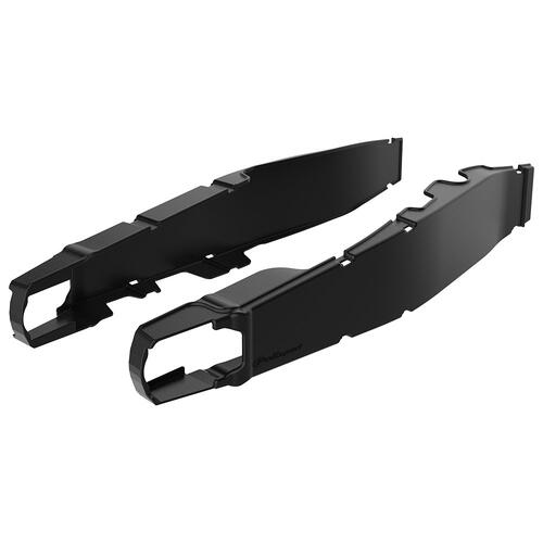 Honda CRF450R 2019-2022 Polisport Swingarm Protectors Pair Black Plastic