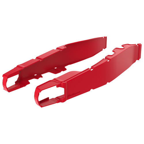 Honda CRF250R 2020-2022 Polisport Swingarm Protectors Pair Red Plastic