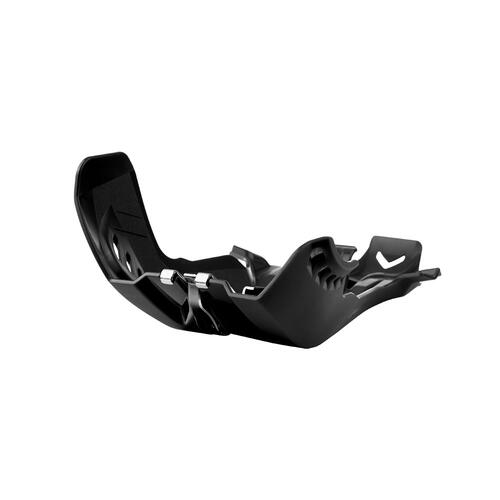 Husqvarna TC250 2019-2022 Polisport Fortress Skid Plate With Linkage Guard Black