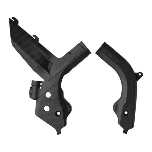 KTM 350 EXC-F 2019-2022 Polisport Frame Guards Protectors Black