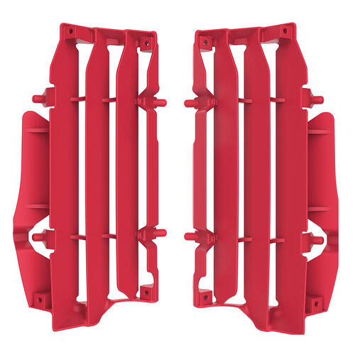 Beta RR 430 4T 2020-2024 Polisport Radiator Louvres Fins Pair Grilles Red
