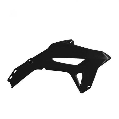 Honda CRF250R 2022-2024 Polisport Radiator Shrouds Pair Black
