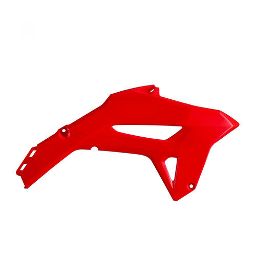 Honda CRF250R 2022-2024 Polisport Radiator Shrouds Pair Red