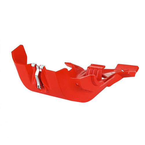 Honda CRF250RX 2022-2025 Polisport Fortress Skid Plate Red Plastic Protection