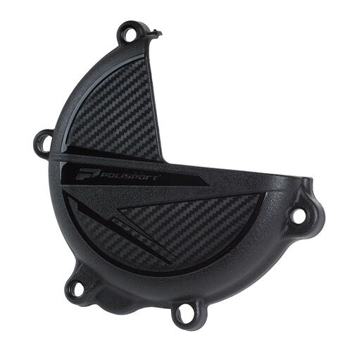 Suzuki DR-Z400SM 2006-2025 Polisport Clutch Cover Protector Black