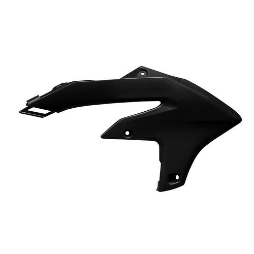 Yamaha YZ450F 2023-2025 Polisport Radiator Shrouds Pair Black