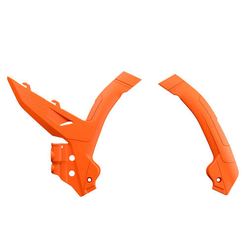 KTM 450 XC-F 2023-2025 Polisport Frame Guards Protectors Orange