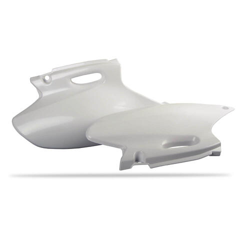 Yamaha WR400F 1998-2002 Polisport Sidecovers Pair Panels White