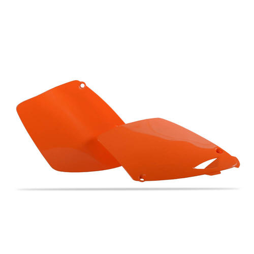 KTM 200 EXC 1999-2002 Polisport Sidecovers Pair Panels Orange