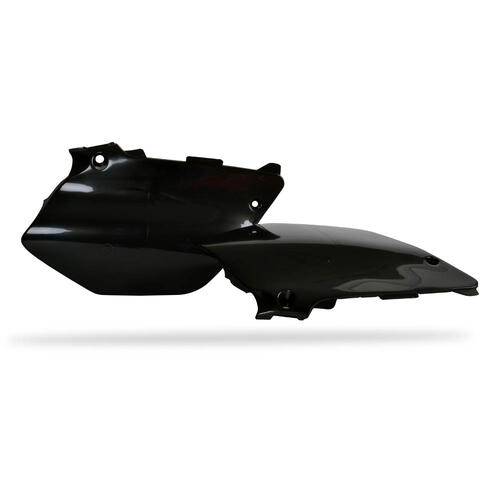 Yamaha YZ125 2002-2014 Polisport Sidecovers Pair Panels Black