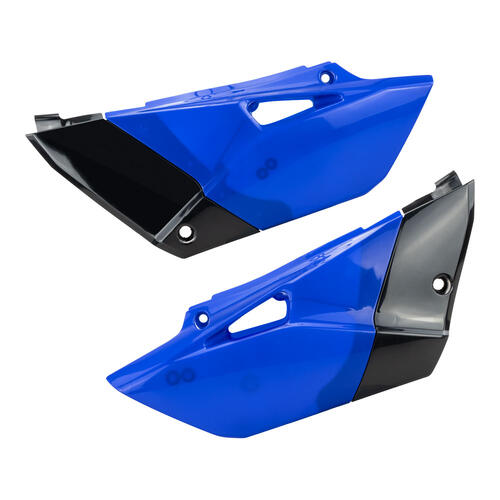 Yamaha YZ85LW Big Wheel 2015-2021 Polisport Sidecovers Pair Panels Blue